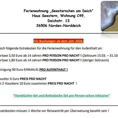 Seesternchen Am Deich C49 Apartment